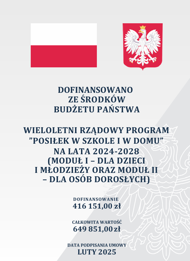 Plakat - program rządowy